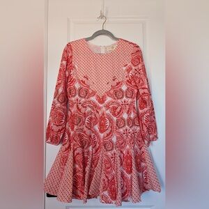 Anna Cate Diandra Dress Gameday Red Size Small